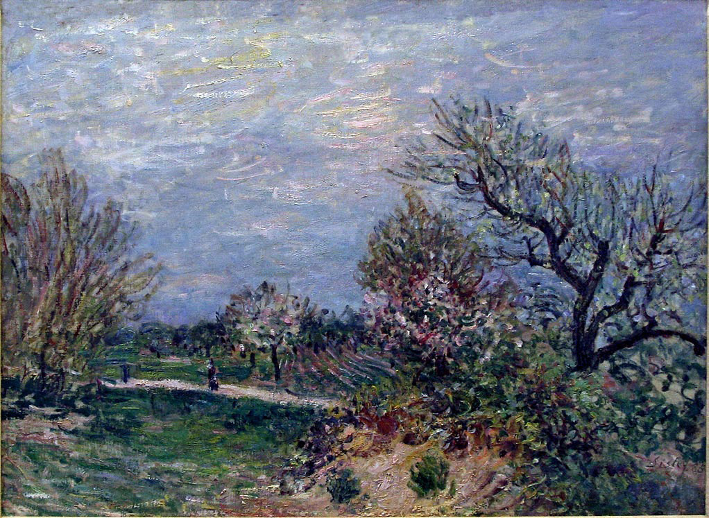 Alfred Sisley Border of the Woods - Canvas Print