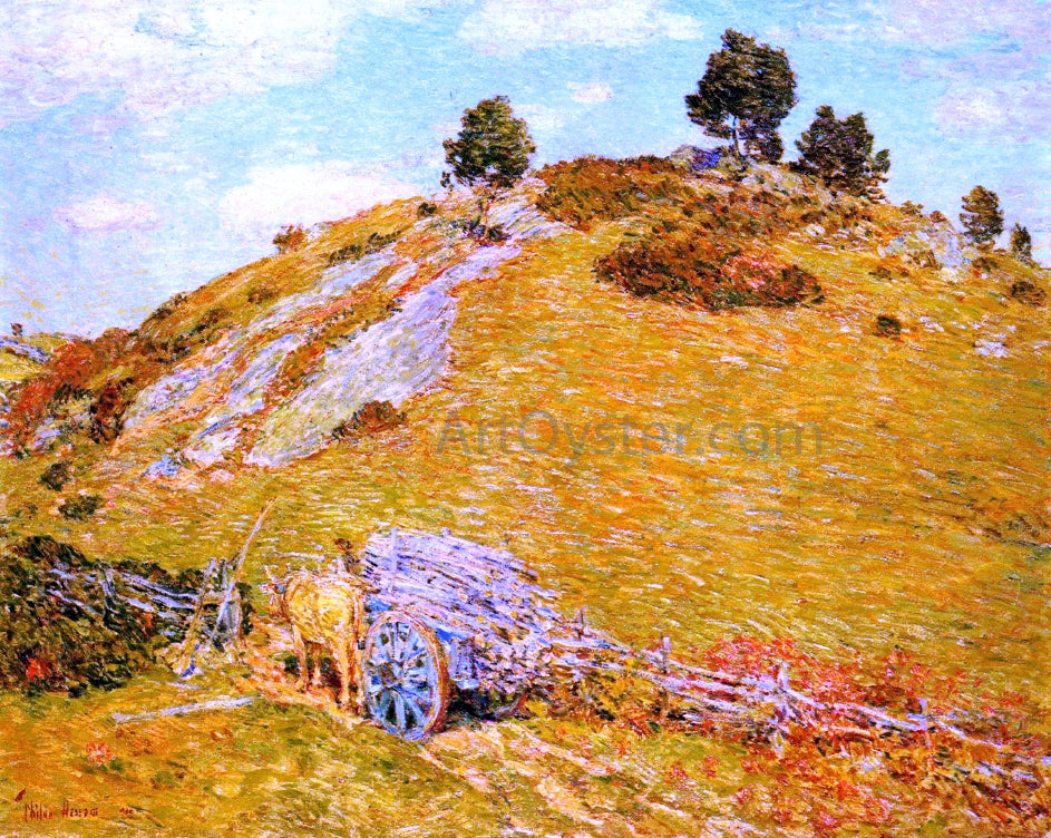 Frederick Childe Hassam Bornero Hill, Old Lyme, Connecticut - Canvas Print