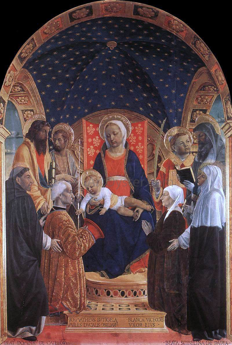 Vincenzo Foppa Bottigella Altarpiece - Canvas Print