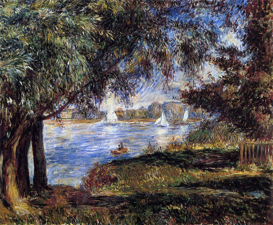 Pierre Auguste Renoir Bougival - Canvas Print