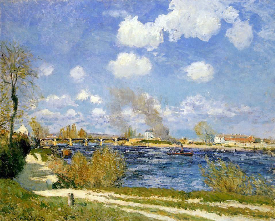 Alfred Sisley Bougival - Canvas Print