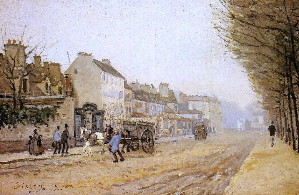 Alfred Sisley Boulevard Heloise, Argenteuil - Canvas Print
