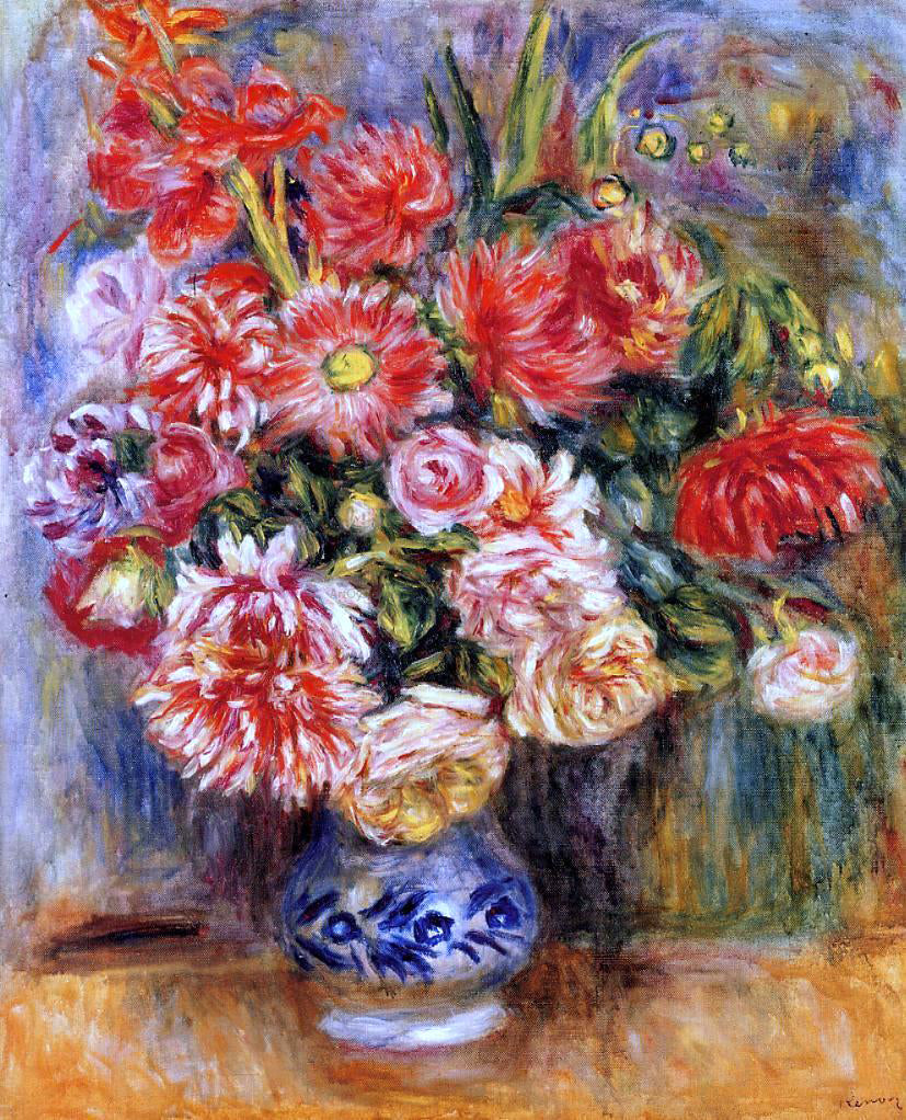 Pierre Auguste Renoir Bouquet - Canvas Print