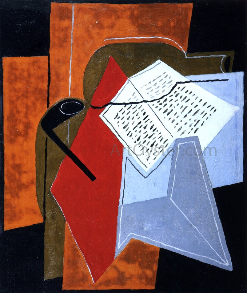 Juan Gris Bowl and Book - Canvas Print
