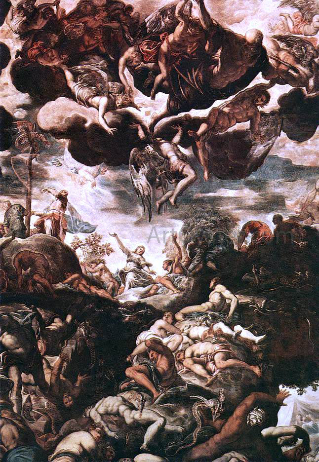 Jacopo Robusti Tintoretto Brazen Serpent - Canvas Print
