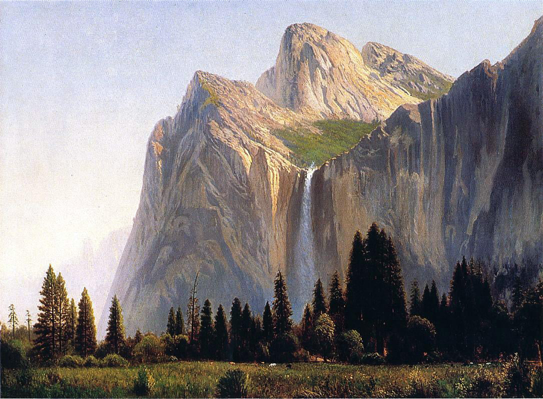 Gilbert Munger Bridal Veil Falls, Yosemite - Canvas Print