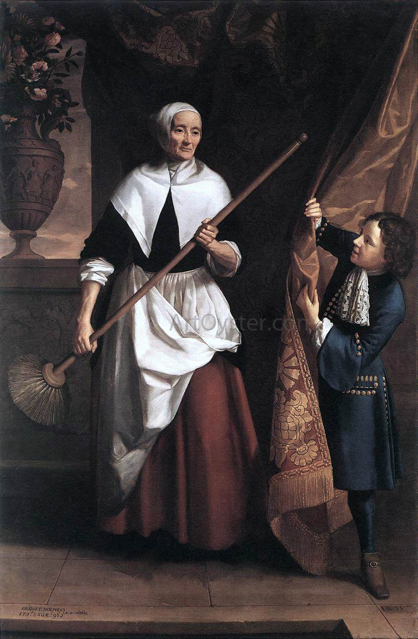 John Riley Bridget Holmes, a Nonagenarian Housemaid - Canvas Print
