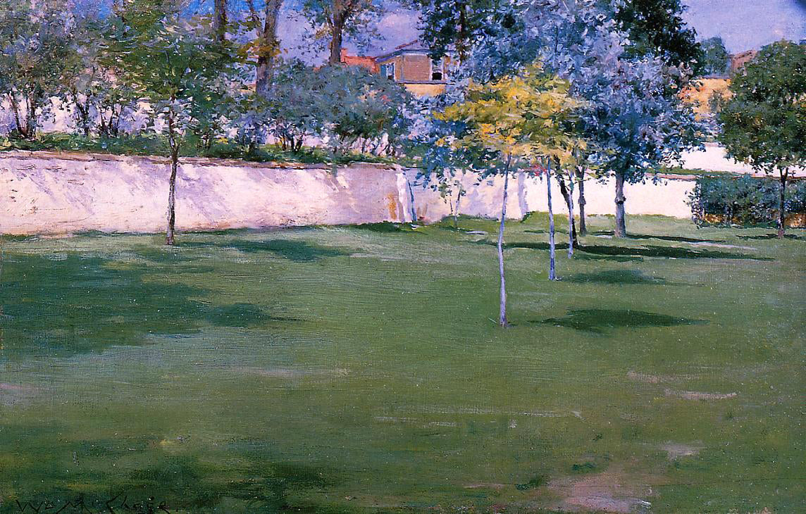 William Merritt Chase Brooklyn Navy Yard - Canvas Print
