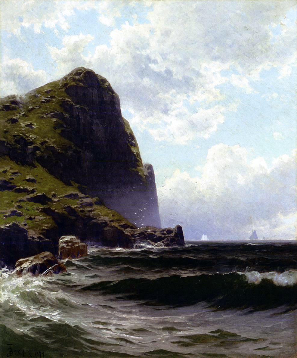 Alfred Thompson Bricher Brundith Head, Grand Manan - Canvas Print