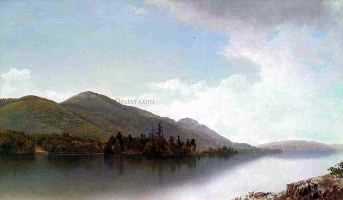 David Johnson Buck Mountain, Lake George - Canvas Print