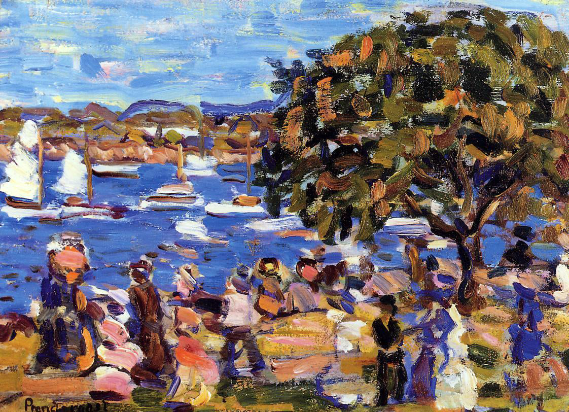 Maurice Prendergast Buck's Harbor - Canvas Print