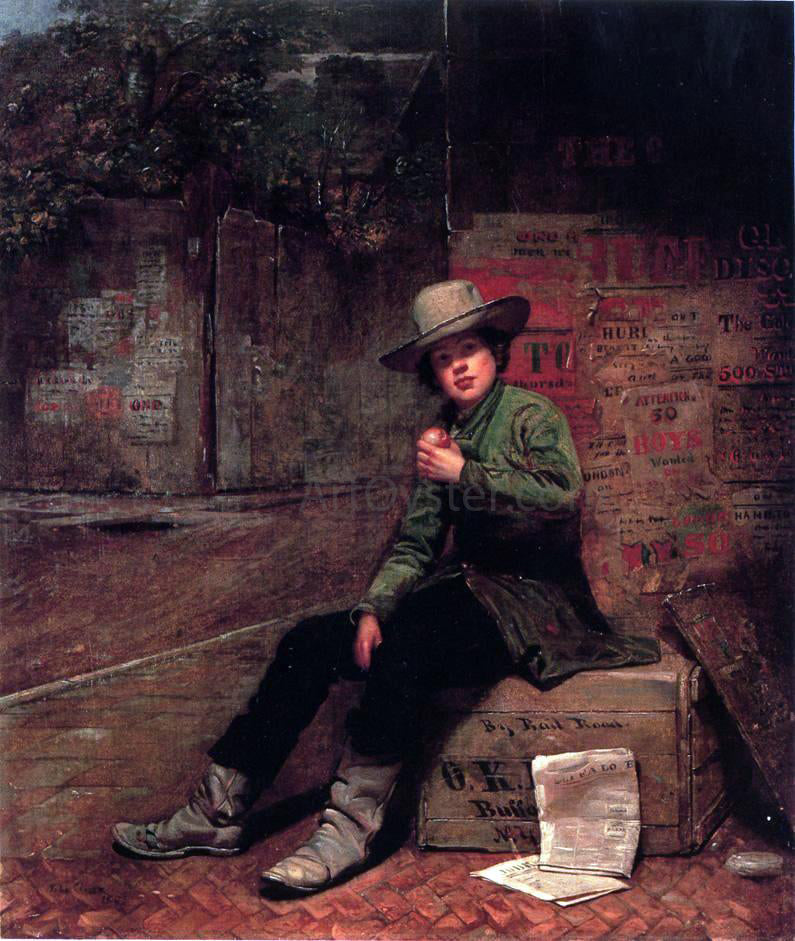 Thomas Le Clear Buffalo Newsboy - Canvas Print