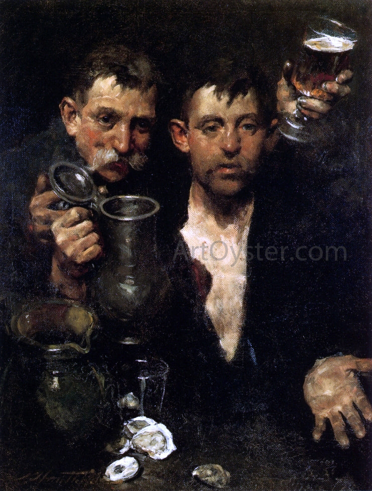 Charles Webster Hawthorne Bums Drinking - Canvas Print