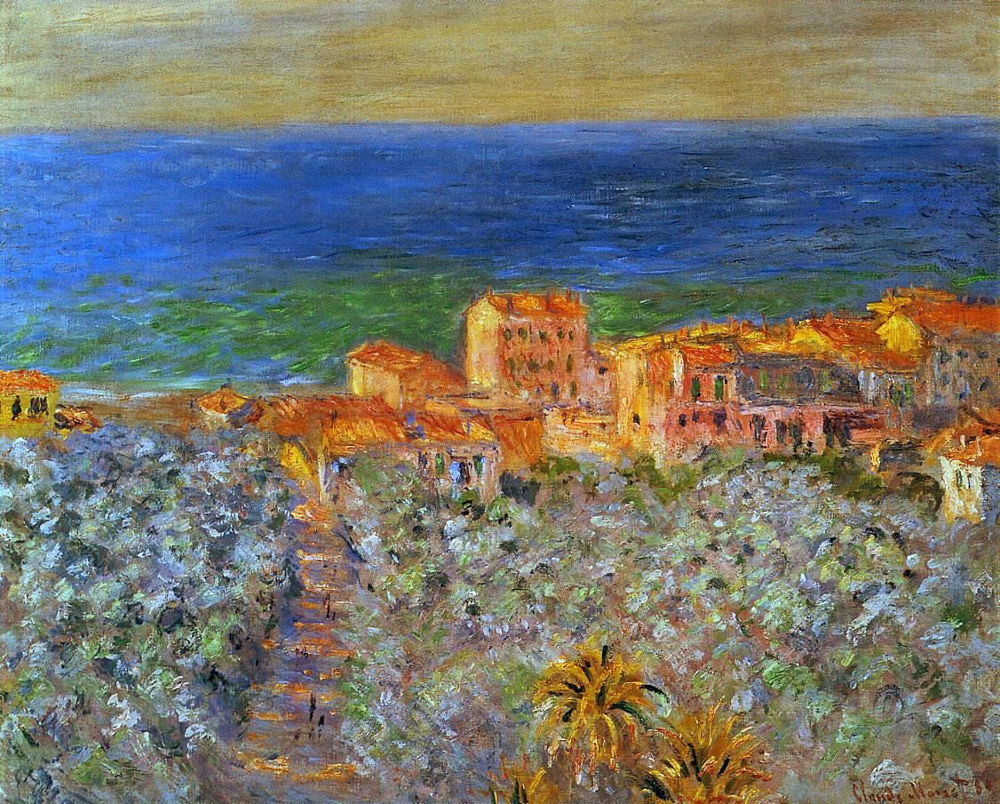 Claude Oscar Monet Burgo Marina at Bordighera - Canvas Print