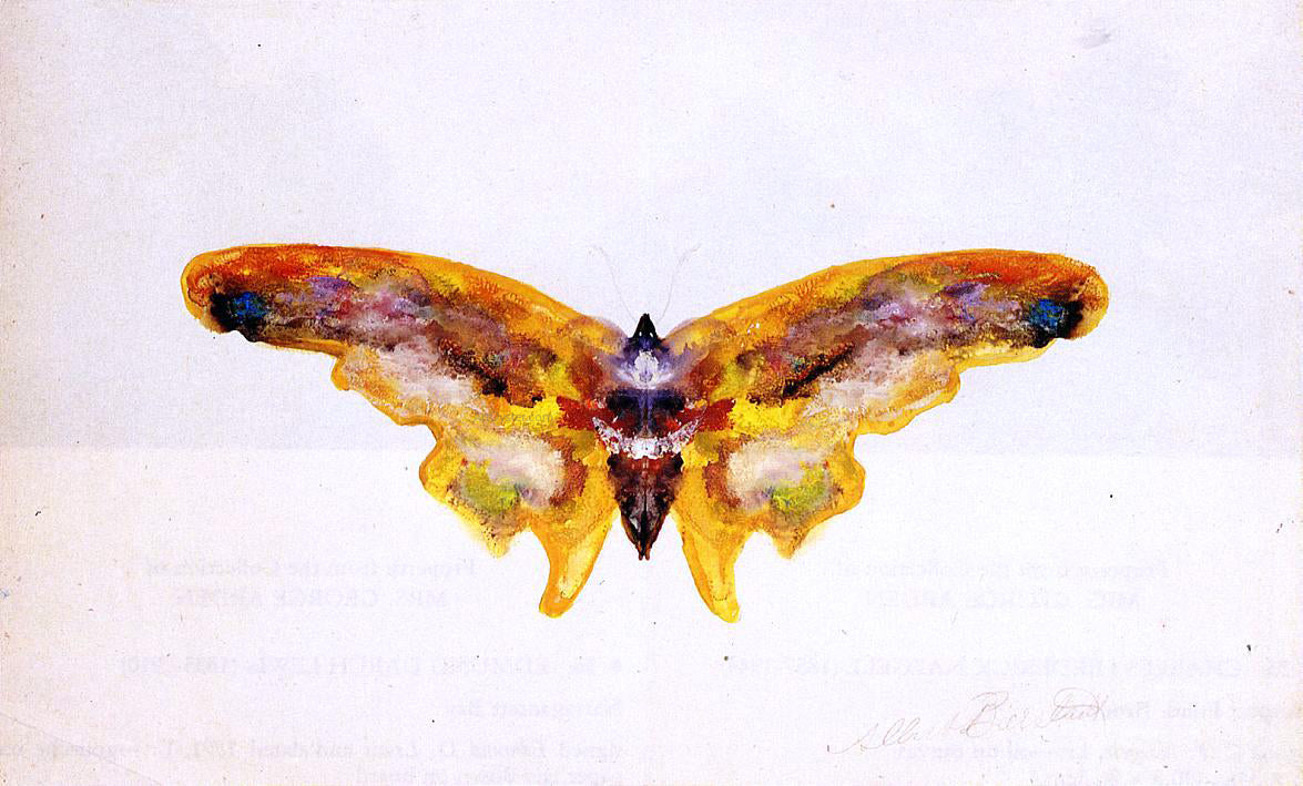 Albert Bierstadt The Butterfly - Canvas Print