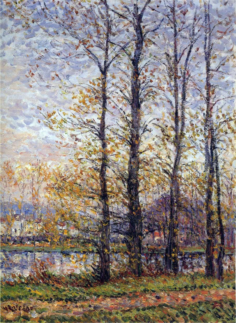 Gustave Loiseau By the Oise at Precy - Canvas Print
