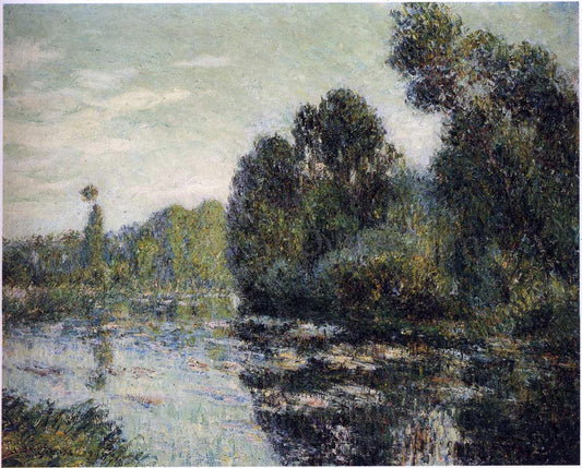 Gustave Loiseau By the River Eure - Canvas Print