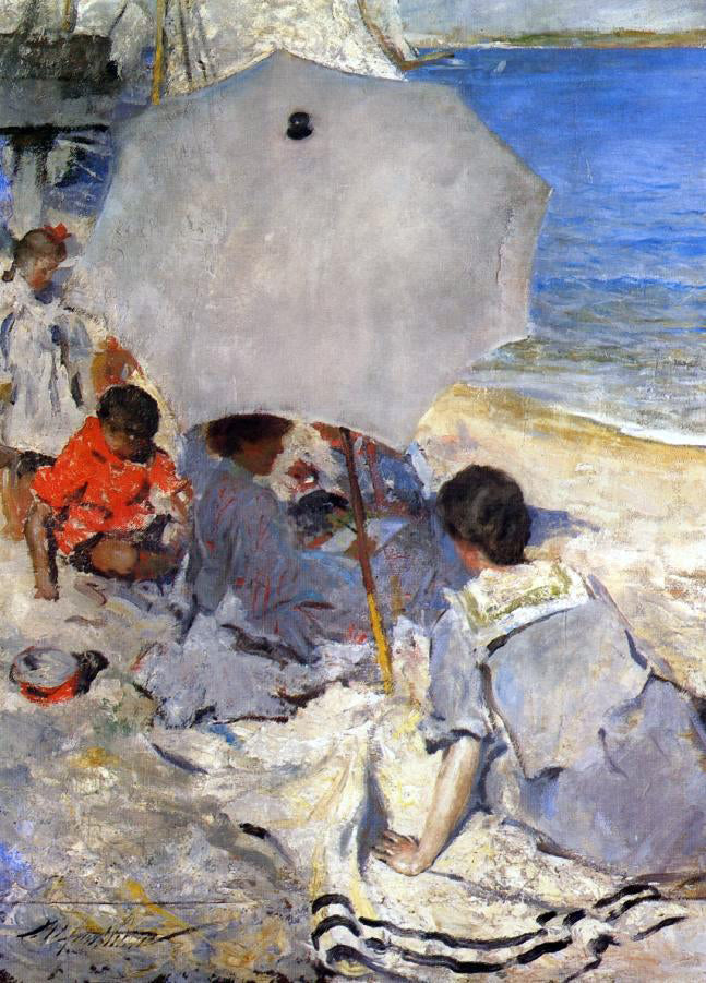 Charles Webster Hawthorne By the Sea - Canvas Print
