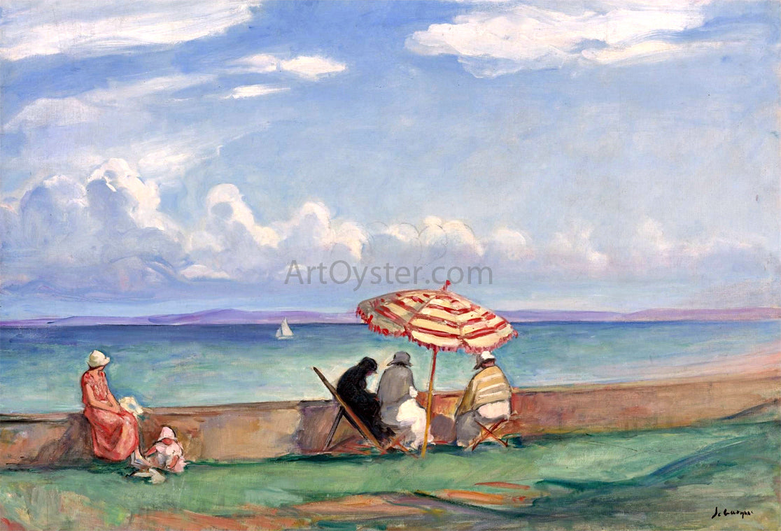 Henri Lebasque By the Sea - Canvas Print
