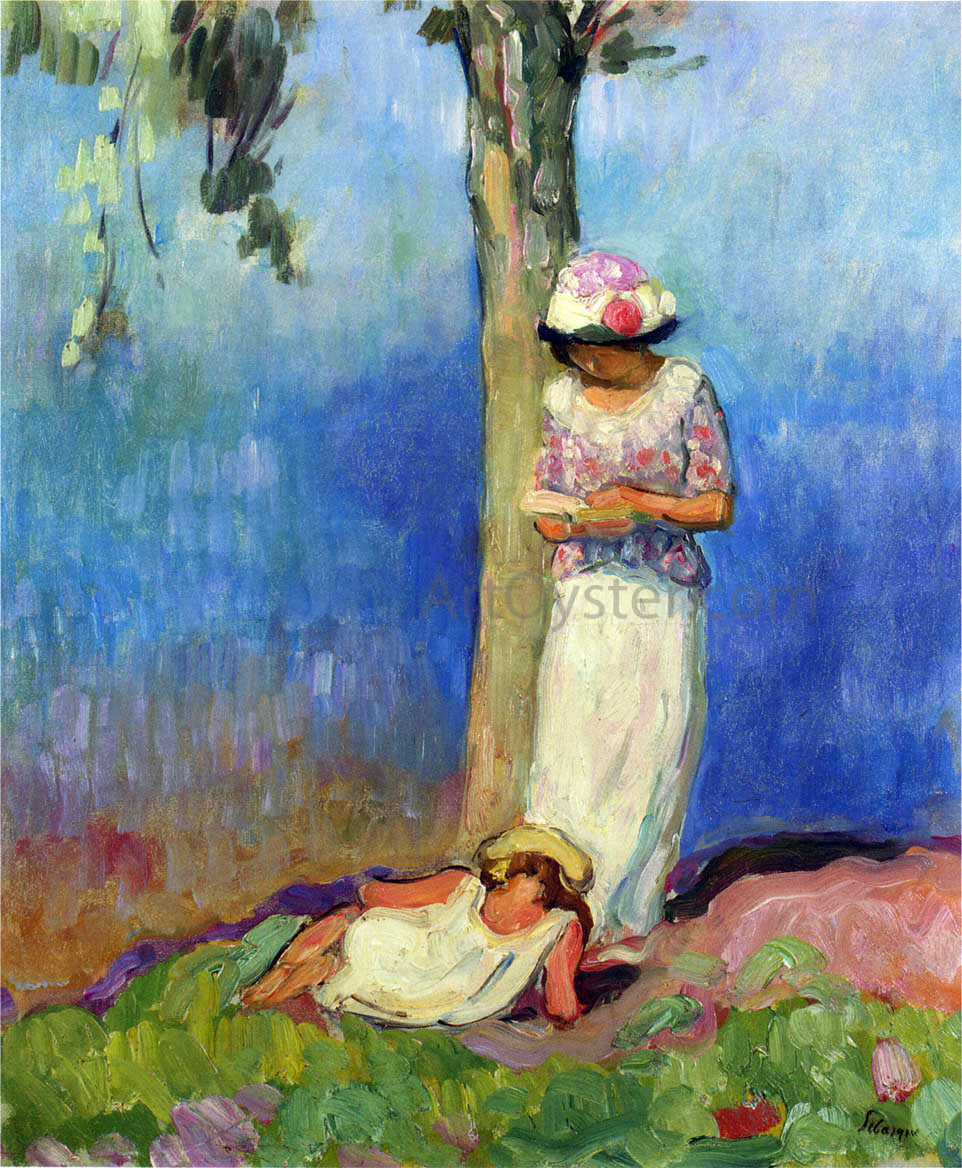 Henri Lebasque By the Tree - Canvas Print