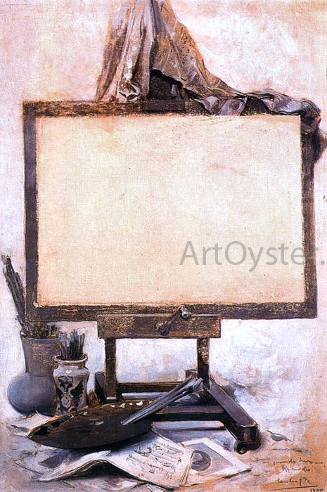 Cecilio Pla y Gallardo Caballete - Canvas Print
