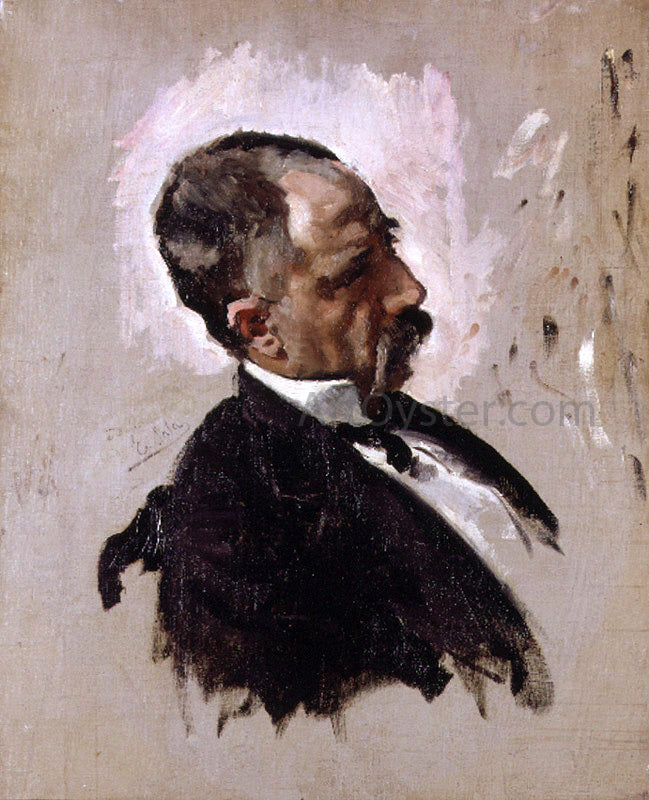 Emilio Sala y Frances Cabeza de hombre - Canvas Print