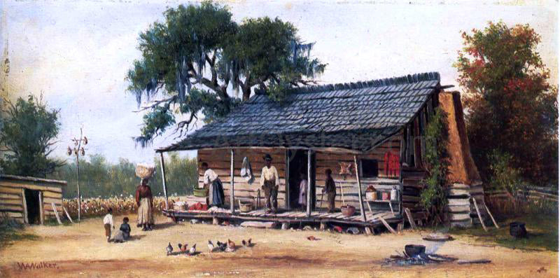 William Aiken Walker A Cabin - Canvas Print