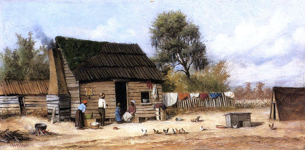 William Aiken Walker Cabin in the South - Canvas Print