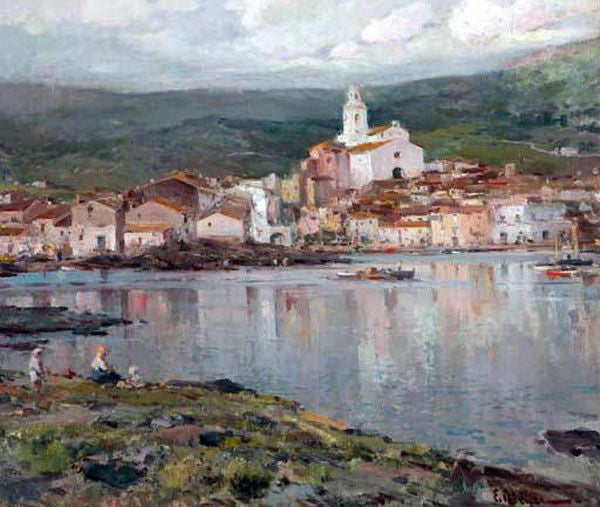 Eliseo Meifren I Roig Cadaques - Canvas Print
