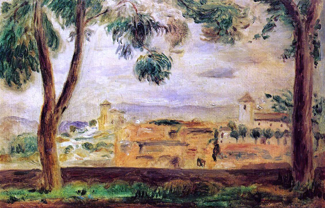 Pierre Auguste Renoir Cagnes - Canvas Print