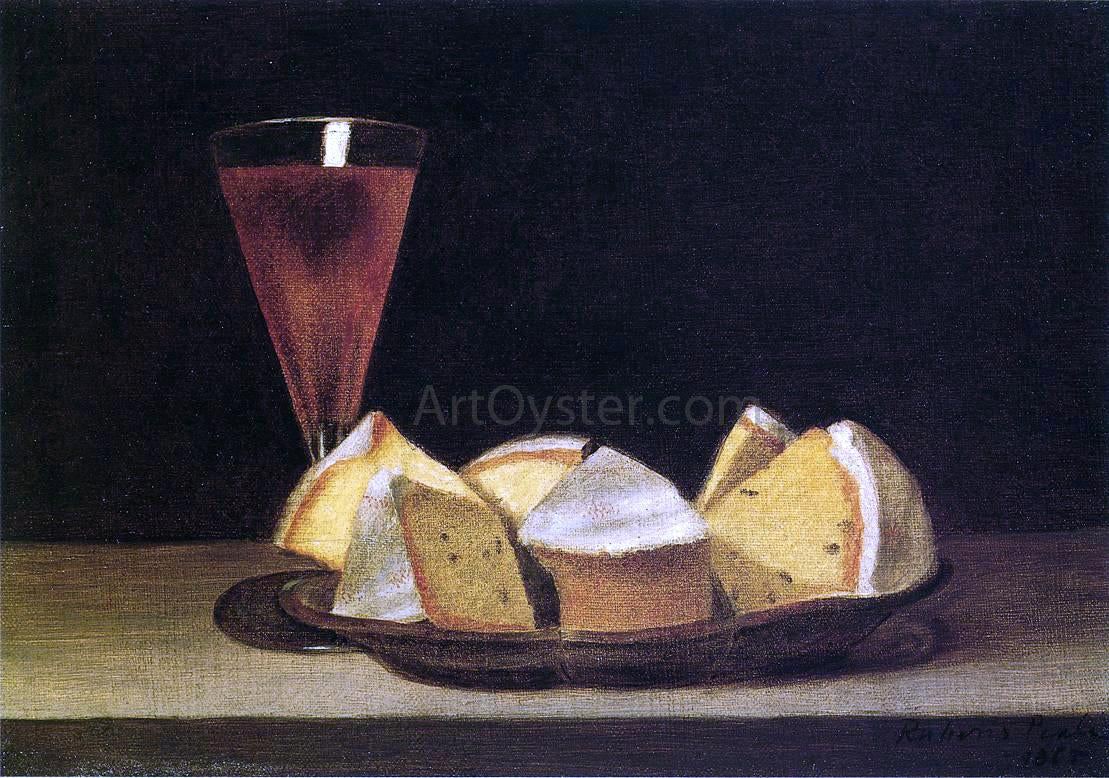 Rubens Peale Cake and Wine Glass - Canvas Print