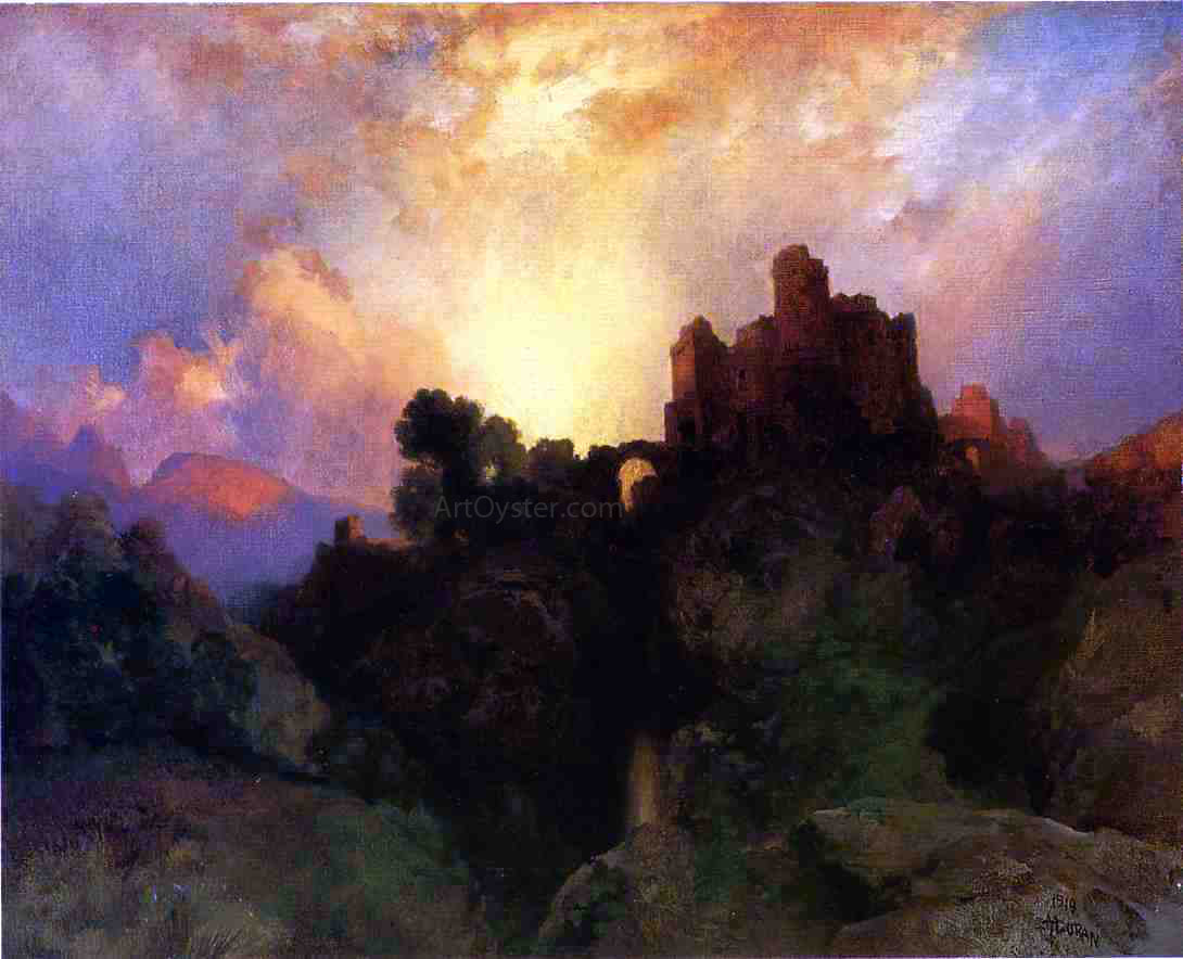 Thomas Moran Caledonia, Stern and Wild - Canvas Print