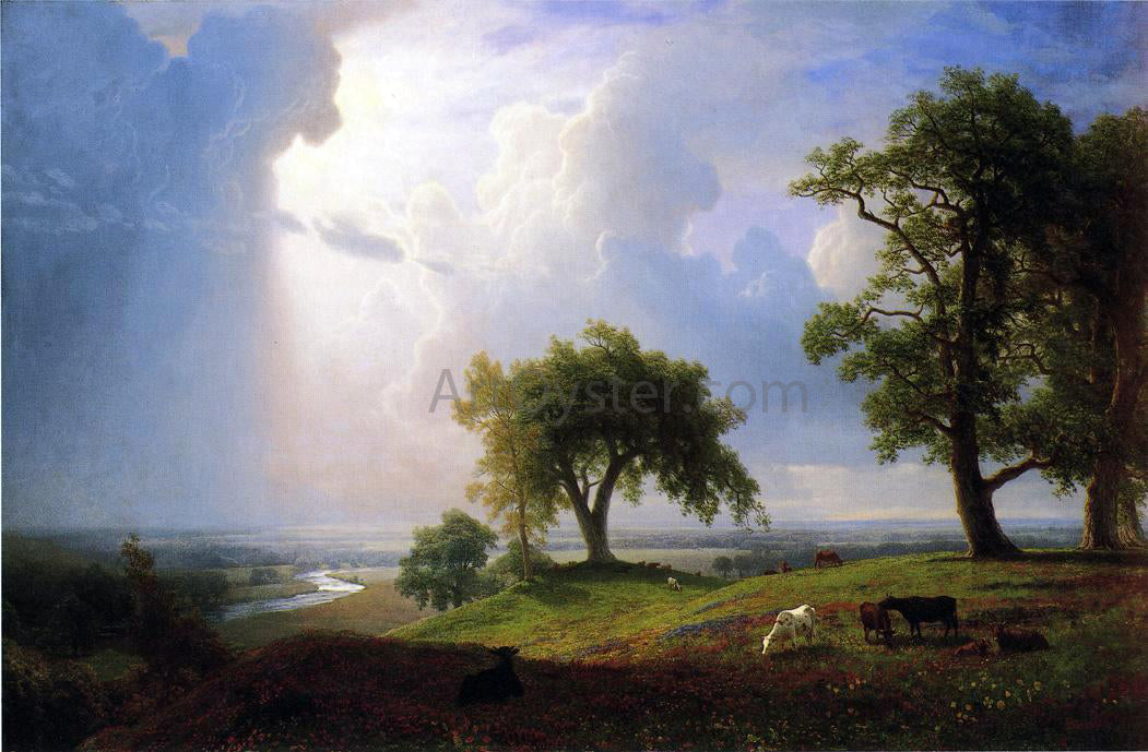 Albert Bierstadt California Spring - Canvas Print