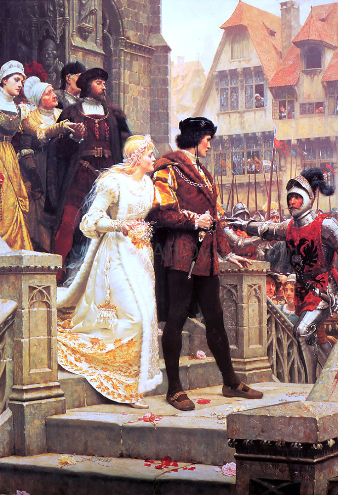 Edmund Blair Leighton Call to Arms - Canvas Print