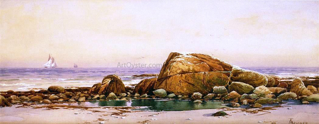 Alfred Thompson Bricher Calm Morning, Mawomet - Canvas Print