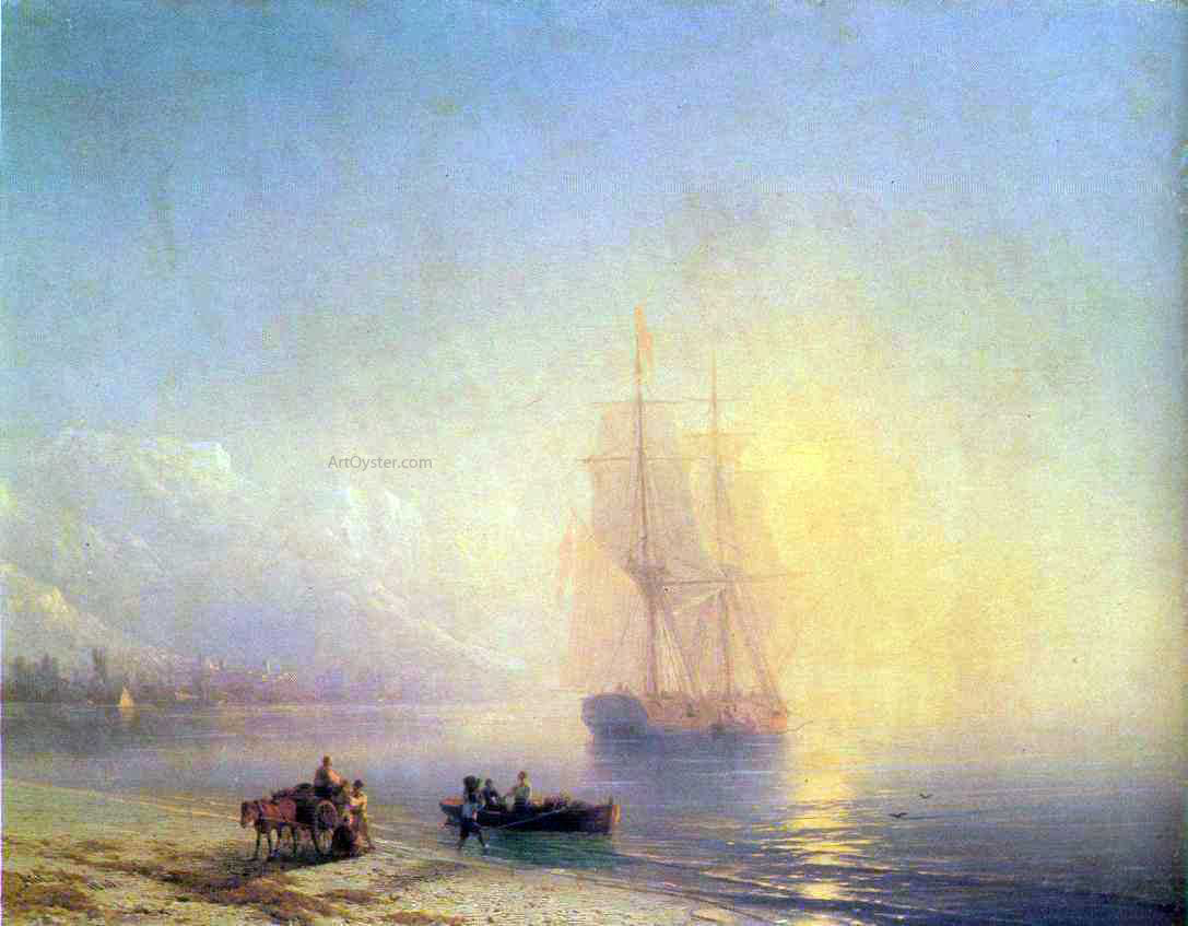 Ivan Constantinovich Aivazovsky Calm Sea - Canvas Print