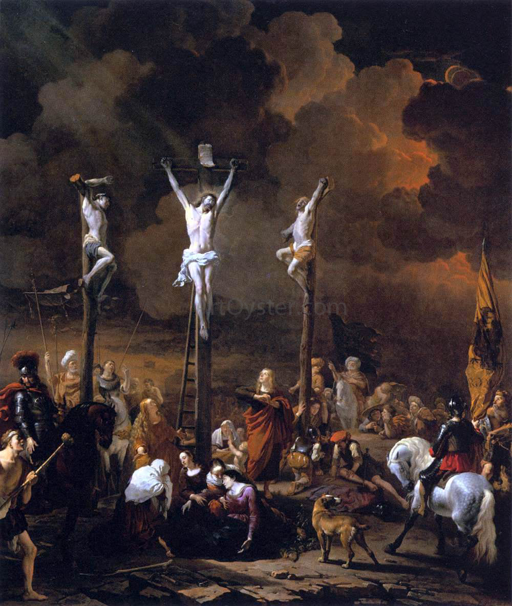 Karel Dujardin Calvary - Canvas Print