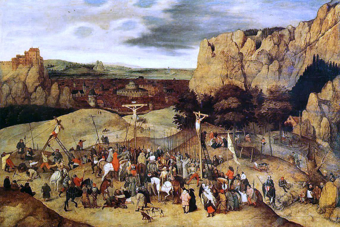 The Younger Pieter Bruegel Calvary - Canvas Print