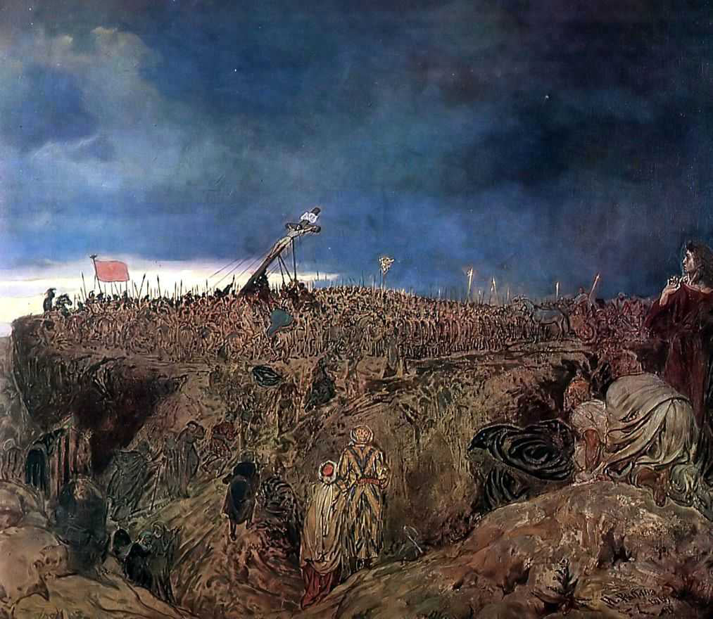 Ilia Efimovich Repin Calvary (crucifixion) (study) - Canvas Print