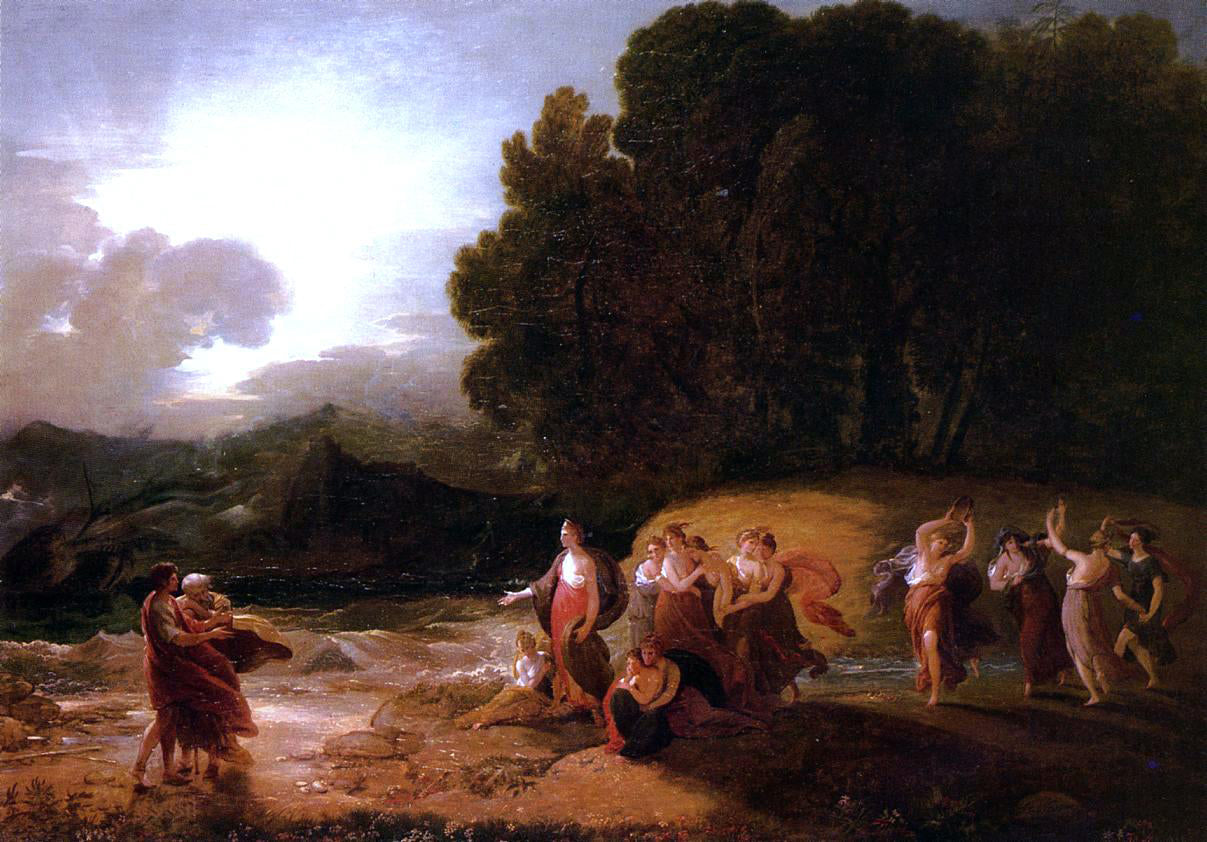 Benjamin West Calypso's Reception of Telemachus and Me - Canvas Print