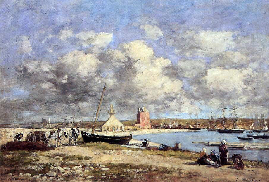 Eugene-Louis Boudin Camaret - Canvas Print