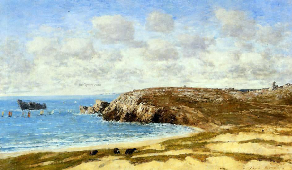 Eugene-Louis Boudin Camaret, Le Toulinguet - Canvas Print