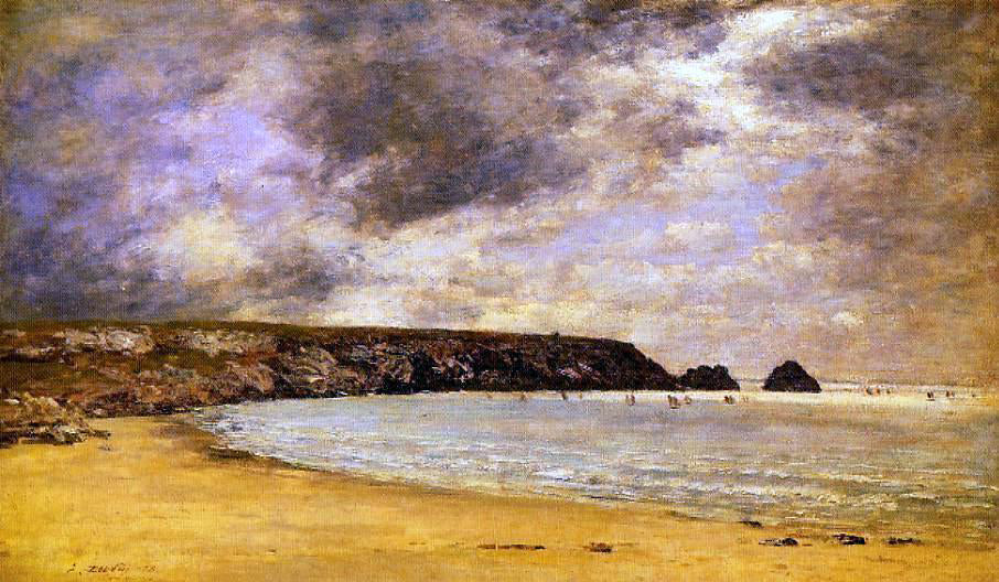 Eugene-Louis Boudin Camaret, the Bay - Canvas Print