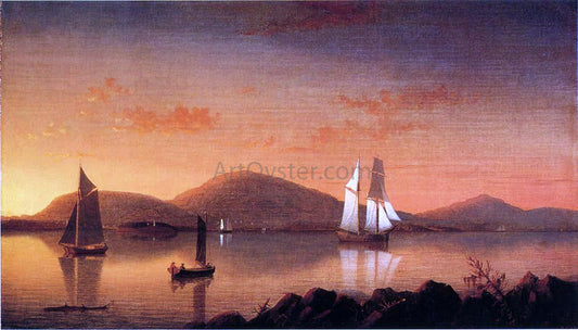 Fitz Hugh Lane Camden from the Graves - Canvas Print