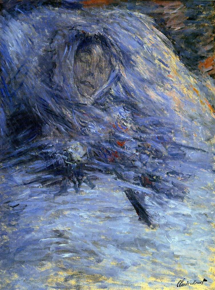 Claude Oscar Monet Camille Monet on Her Deathbed - Canvas Print