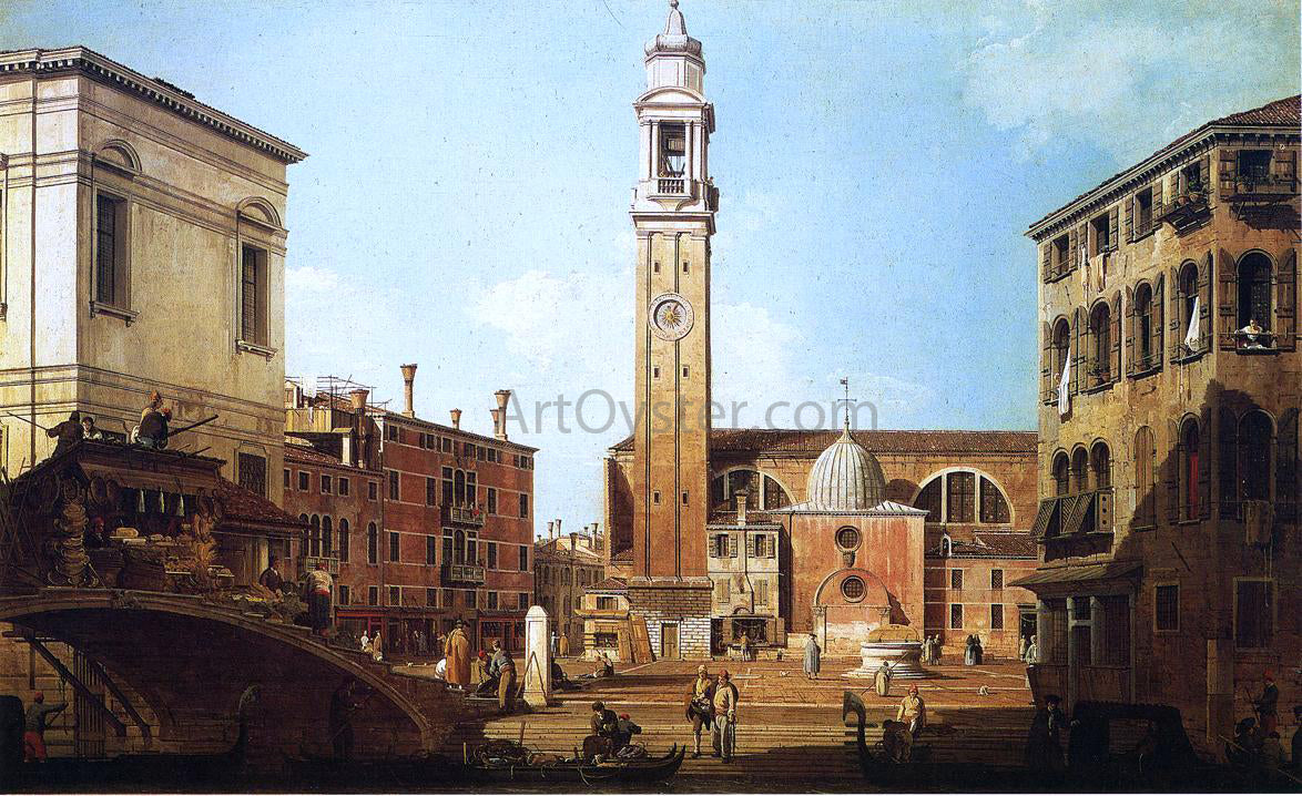Canaletto Camo Santi Apostoli - Canvas Print