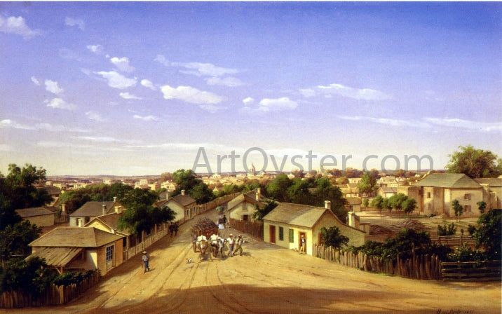 Theodore Gentilz Camp of the Lipans - Canvas Print