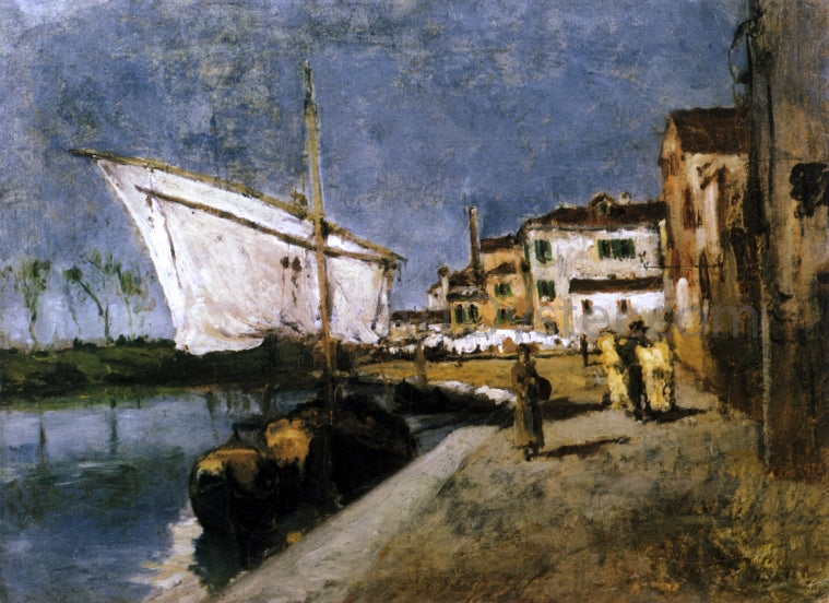 John Twachtman Campo Santa Marta - Canvas Print