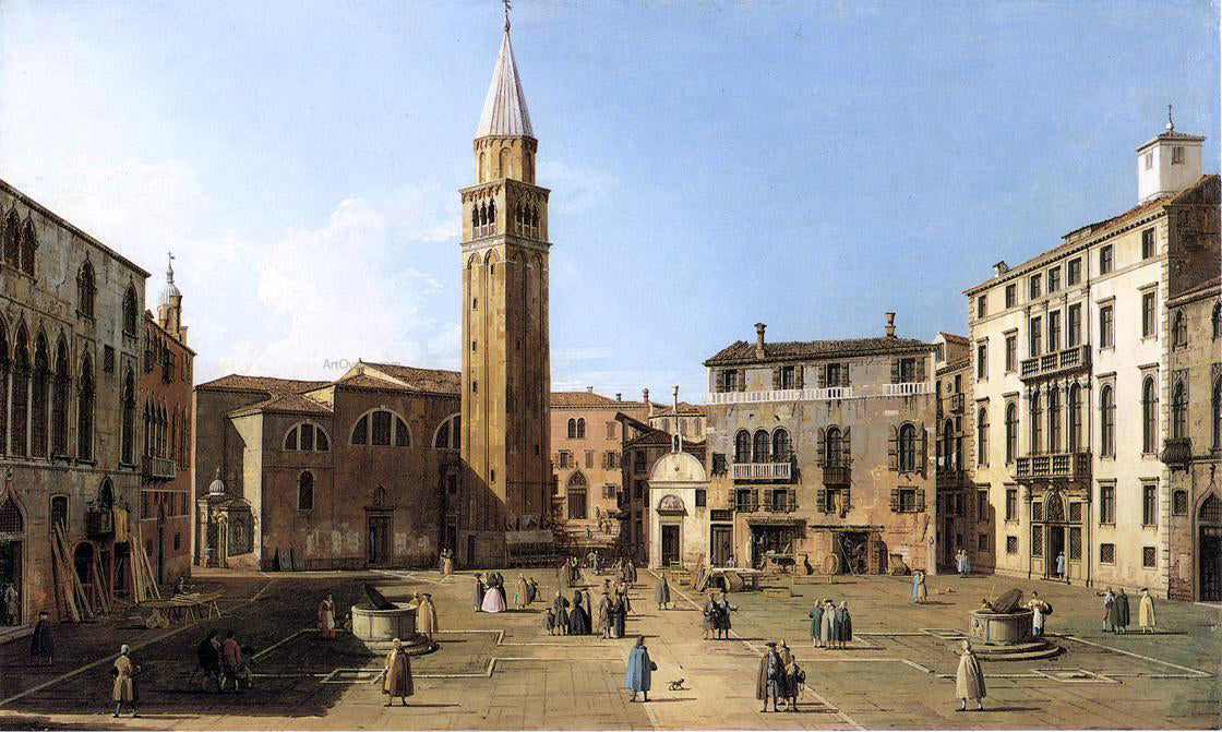 Canaletto Campo Sant'Angelo - Canvas Print