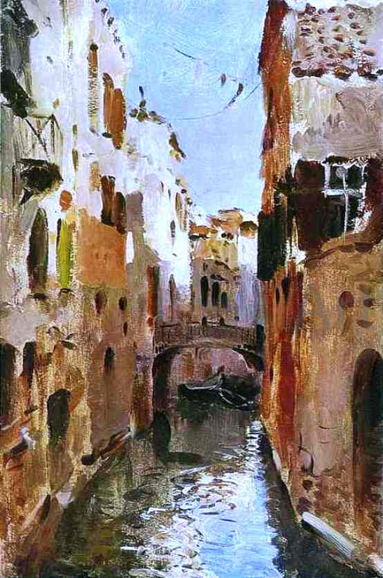 Isaac Ilich Levitan A Canal in Venice, Sketch - Canvas Print